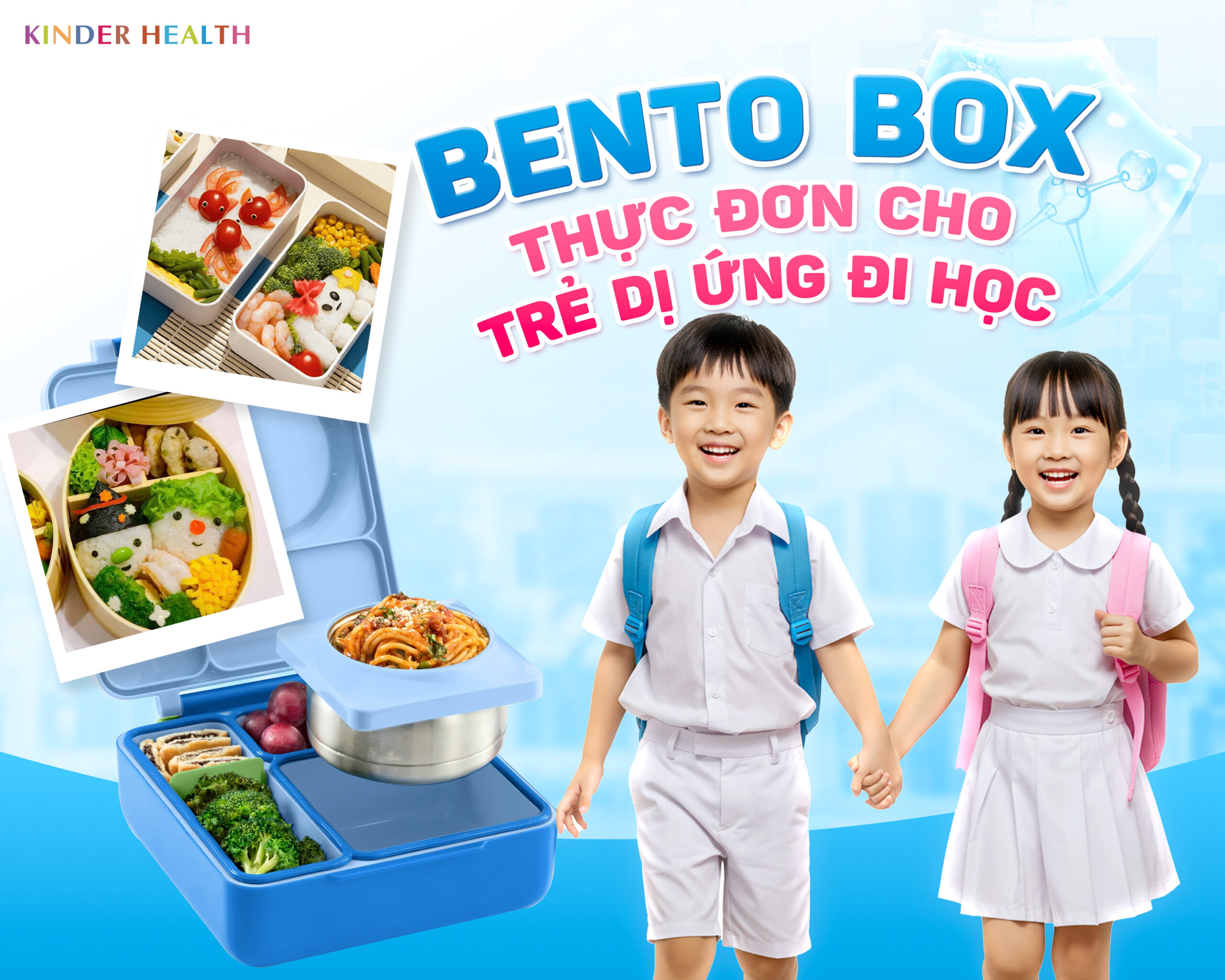 Bento box: thực đơn cho trẻ dị ứng đi học