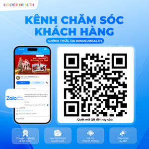 THONG BAO CHINH THUC CHUYEN DOI KENH CHAM SOC KHACH HANG SANG ZALO OA Dich vu y te KINDERHEALTH