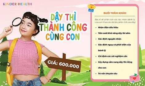 Gói khám sức khỏe dậy thì