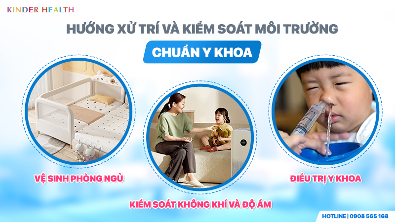 Hướng xử trí khi trẻ bị dị ứng mạt bụi nhà