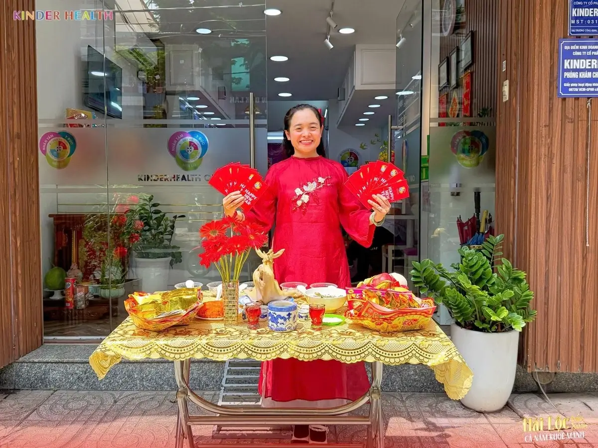 mâm cúng khai trương xuân bính ngọ kinderhealth tân bình