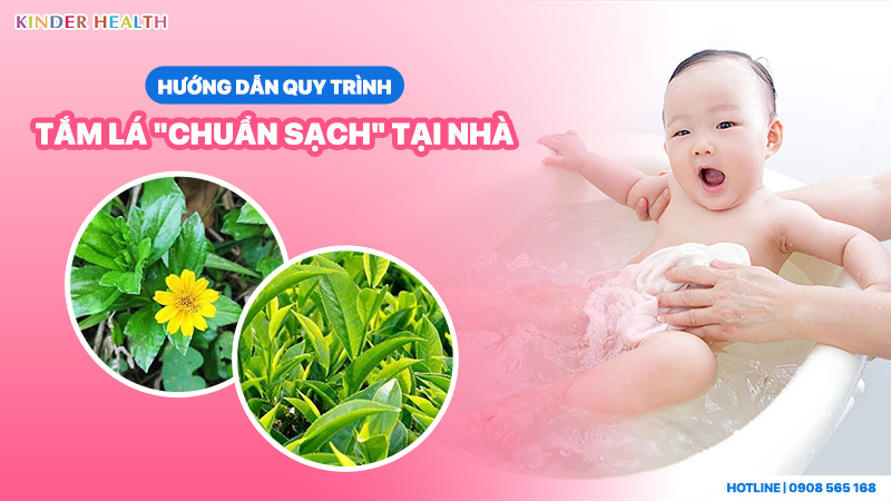 Hướng dẫn quy trình tắm lá "Chuẩn Sạch" tại nhà