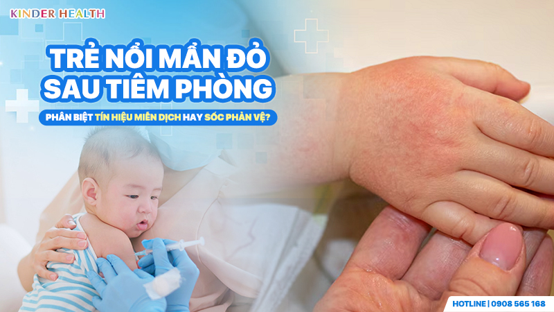 Trẻ Nổi Mẩn Đỏ Sau Tiêm Phòng: Phân Biệt Tín Hiệu Miễn Dịch Hay Sốc Phản Vệ?