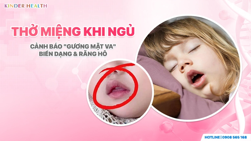 Bé Thở Bằng Miệng Khi Ngủ: Nguy Cơ Biến Dạng Mặt Và Chậm Tăng Chiều Cao