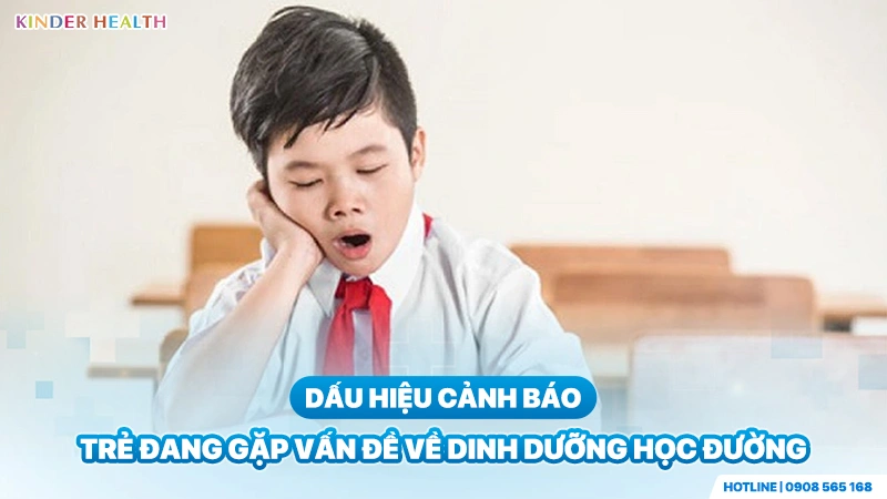 Dấu hiệu cảnh báo trẻ đang gặp vấn đề nghiêm trọng về dinh dưỡng học đường
