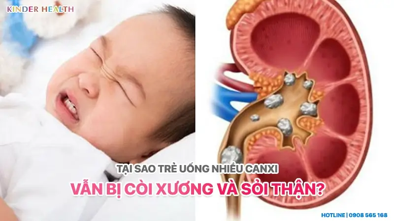 Nghịch Lý Canxi: Tại Sao Trẻ Thừa Canxi Máu Nhưng Vẫn Còi Xương Và Nguy Cơ Sỏi Thận? 2 tại sao trẻ uống nhiều canxi vẫn còi xương và có nguy cơ sỏi thận