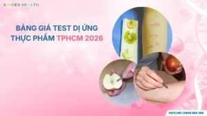 Bảng giá test dị ứng thực phẩm TPHCM