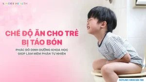 Chế độ ăn cho trẻ bị táo bón