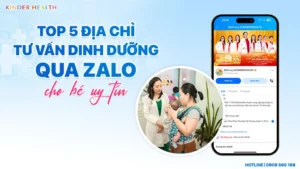 Top địa chỉ tư vấn dinh dưỡng qua zalo cho bé