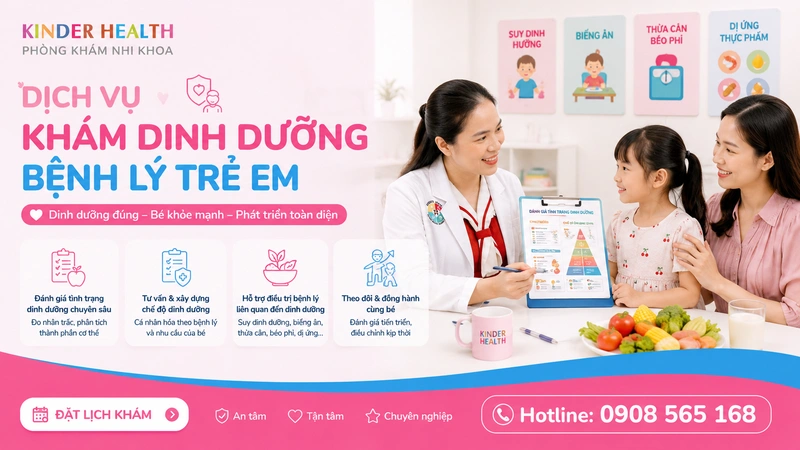 dịch vụ khám dinh dưỡng bệnh lý trẻ em