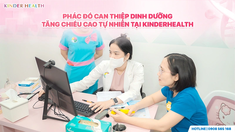 Phác đồ can thiệp dinh dưỡng tăng chiều cao tự nhiên tại KinderHealth