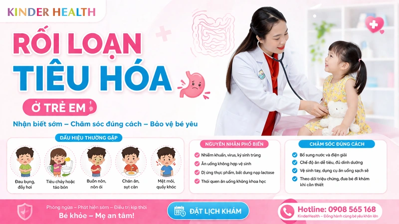 Rối Loạn Tiêu Hóa Ở Trẻ Em: Nguyên Nhân, Dấu Hiệu Và Phác Đồ Phục Hồi Dinh Dưỡng
