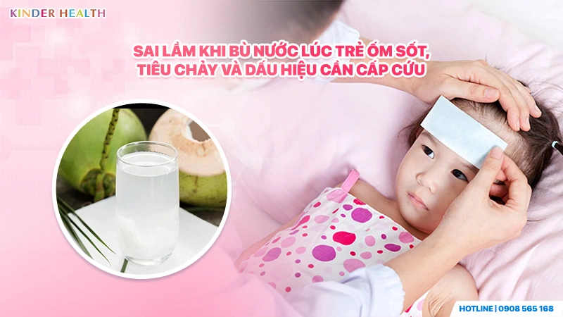 Thức Uống Giúp Bé Khỏe Mạnh: Tháp Đồ Uống Và Giải Mã Sai Lầm Về Nước Ép 3 Sai lầm khi bù nước lúc trẻ ốm sốt, tiêu chảy và dấu hiệu cần cấp cứu