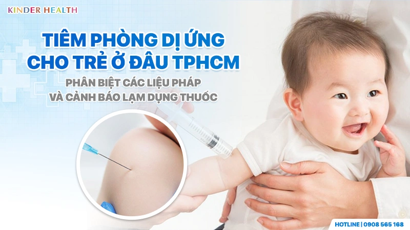 Tiêm Phòng Dị Ứng Cho Trẻ Ở Đâu TPHCM: Phân Biệt Các Liệu Pháp Và Cảnh Báo Lạm Dụng Thuốc