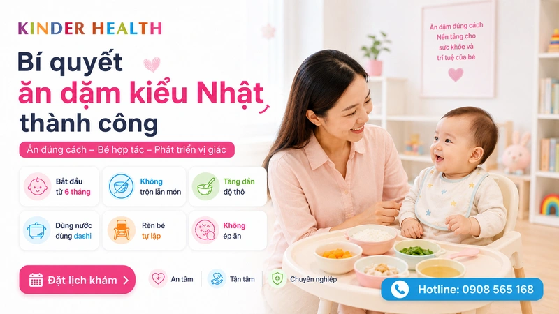 Các bí quyết ăn dặm kiểu Nhật thành công