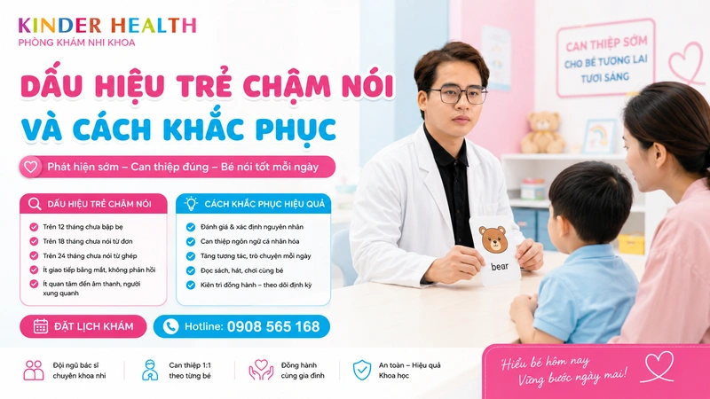 Dấu Hiệu Trẻ Chậm Nói Và Cách Khắc Phục: Bác Bỏ Mẹo Dân Gian & Hướng Dẫn Chuẩn Y Khoa