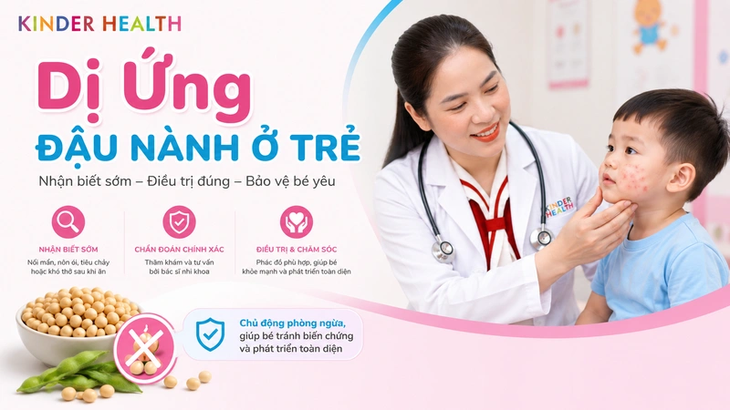 dị ứng đậu nành ở trẻ