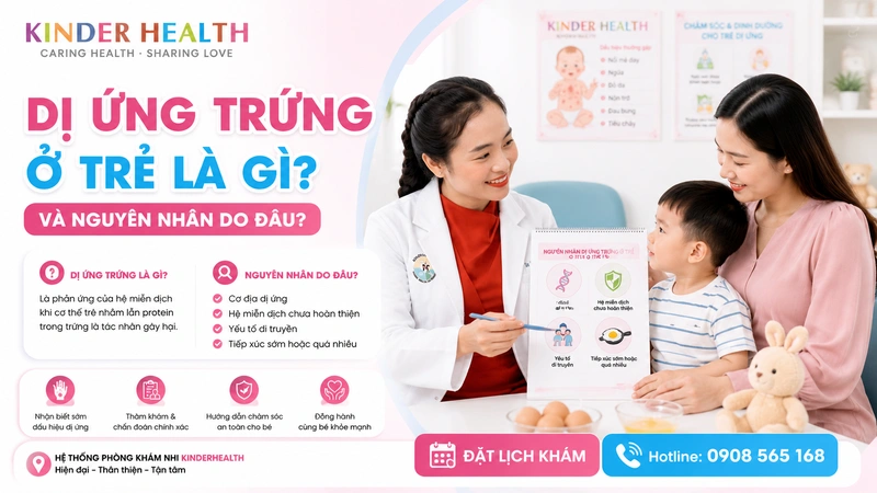 Dị ứng trứng ở trẻ là gì và nguyên nhân gây dị ứng