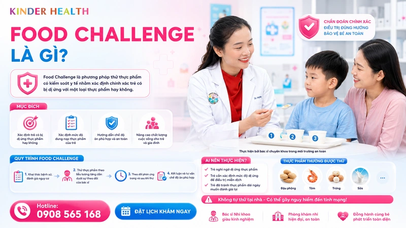 Food Challenge Là Gì? Quy Trình, Ý Nghĩa Và Khi Nào Trẻ Cần Thực Hiện