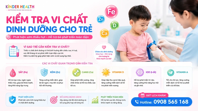 Kiểm Tra Vi Chất Dinh Dưỡng Cho Trẻ: Khi Nào Cần Thiết Và Quy Trình Đánh Giá, Xét Nghiệm Chuẩn Y Khoa