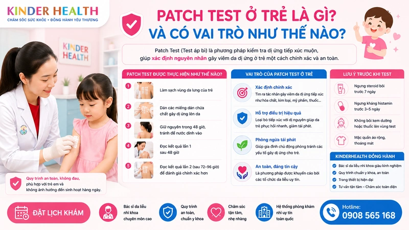 Patch Test Ở Trẻ Là Gì?