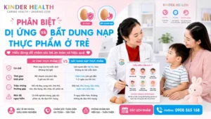 Phân Biệt Dị Ứng Và Bất Dung Nạp Thực Phẩm Ở Trẻ