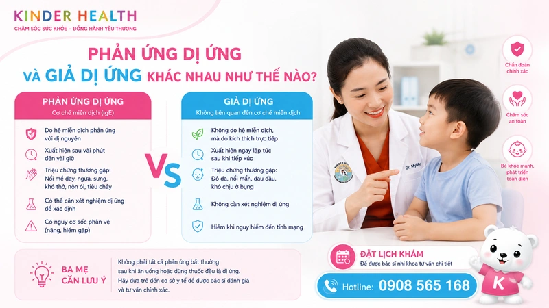 Phản Ứng Dị Ứng Và Giả Dị Ứng Khác Nhau Như Thế Nào? Hướng Dẫn Phân Biệt Chuẩn Y Khoa