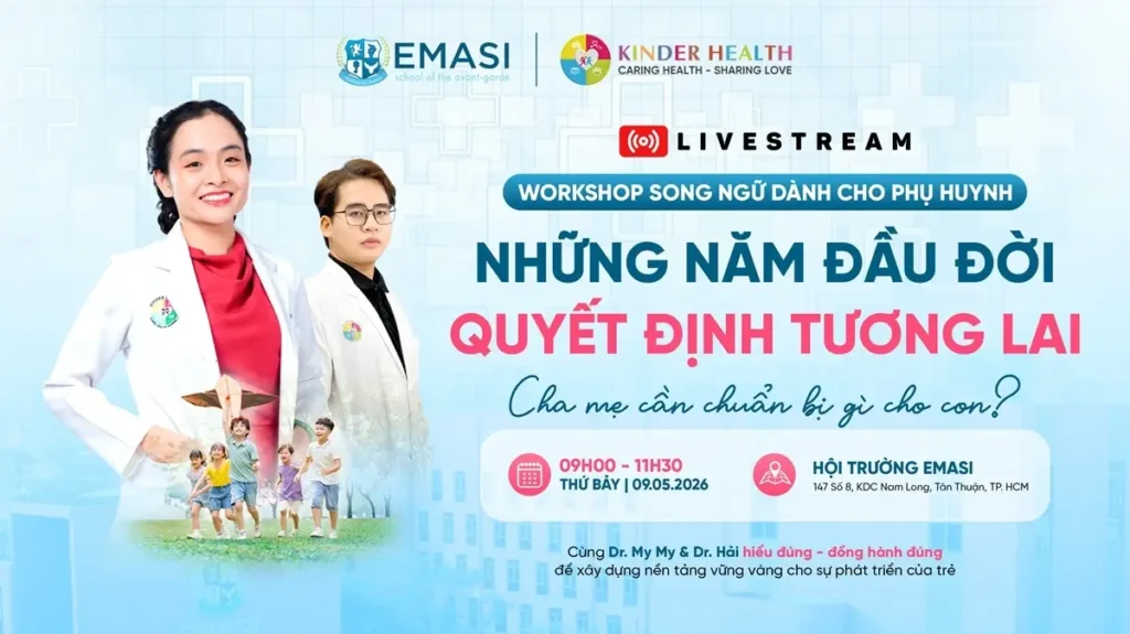 Recap Workshop KinderHealth x EMASI: Nền Tảng Đầu Đời Quyết Định Tương Lai