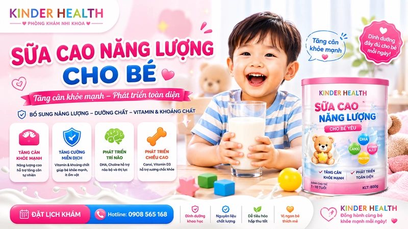 Sữa cao năng lượng cho bé: Khi nào là giải pháp, khi nào mang lại tác dụng ngược?
