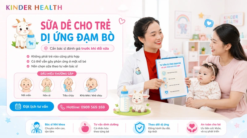 Sữa Dê Cho Trẻ Dị Ứng Đạm Bò: Phân Tích Y Khoa Và Nguy Cơ Dị Ứng Chéo 2 Sữa Dê Cho Trẻ Dị Ứng Đạm Bò