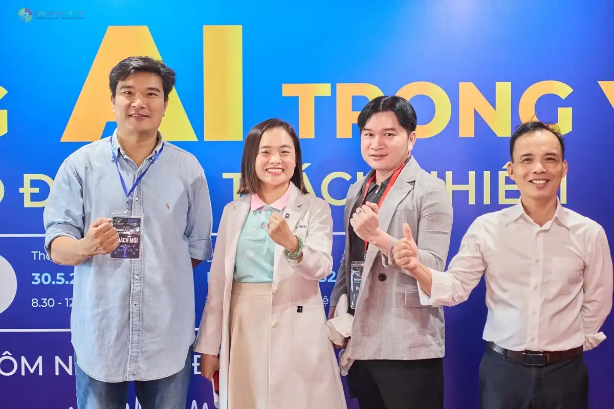 bac si my checkin cung cac bac si hoi thao tai ung dung ai trong y te