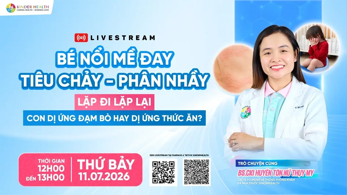 Thông Báo Livestream: Phân Biệt Dị Ứng Đạm Bò Và Dị Ứng Thức Ăn Ở Trẻ